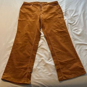 Land’s End Corduroy Mid Rise Straight Leg Pants